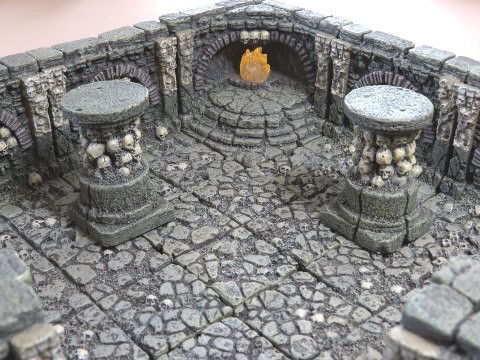NEW Dwarven Forge Painted Resin Realm of Ancients 6 x 6 Floor Tile 