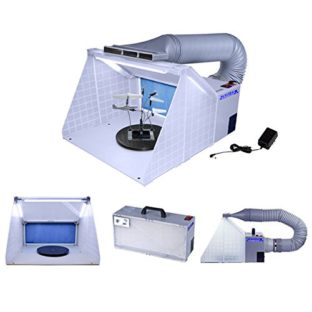 Portable Fold Away Airbrush Spray Booth with LED Lights - Everything  Airbrush
