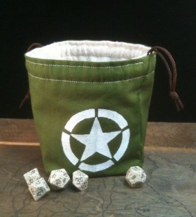 high quality dice bags by Greyed Out on Etsy