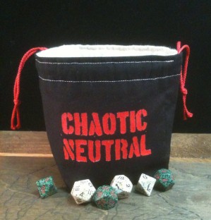 high quality dice bags by Greyed Out on Etsy