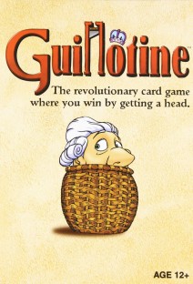 guillotine, card game, tabletop, board game, game night
