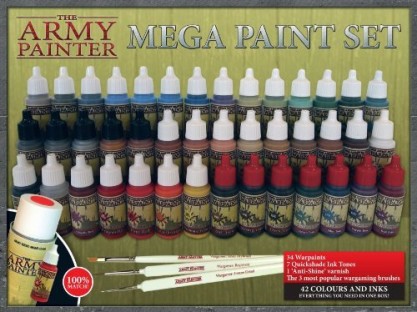 The Army Painter Mega Paint Set 2 is a great addition to the Mega Hobby Set and gives you an additional 42 paints, washes and more
