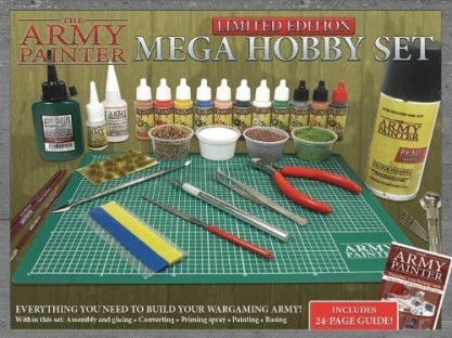 The Army Painter Mega Hobby Set is great for someone who's just getting started in the miniatures hobby