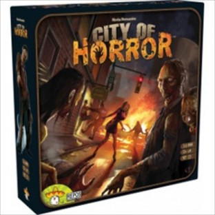 In City of Horror you'll need your persuasion and negotiation skills to outlast the other survivors board game zombies