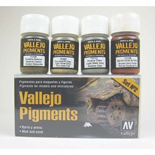 Weathering Pigment sets from Vallejo and Secret Weapon Miniatures will allow you to add that extra bit of realism to your miniatures and models
