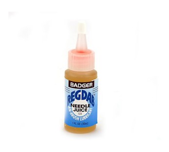 Badger REGDAB airbrush lubricant/needle juice for keeping your airbrush operating smoothly